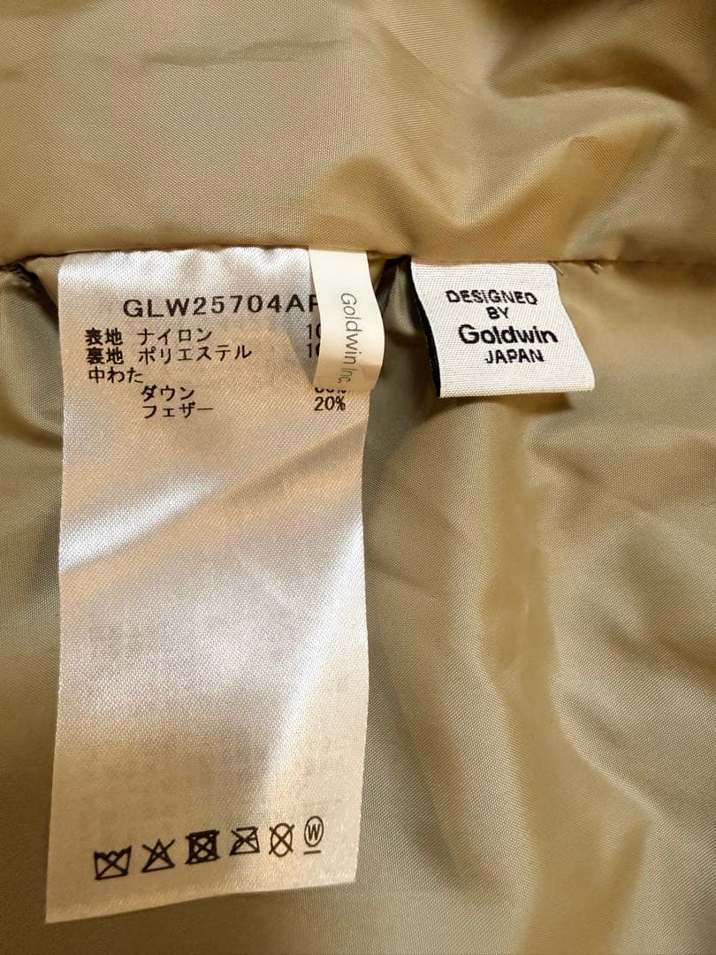 【新品タグ付】Goldwin ダウンパーカレディース 38 OAK BEIGE