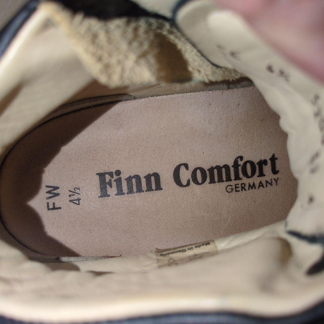 美品 フィンコンフォート ドイツ サイドジップ アンクルブーツ 23.5