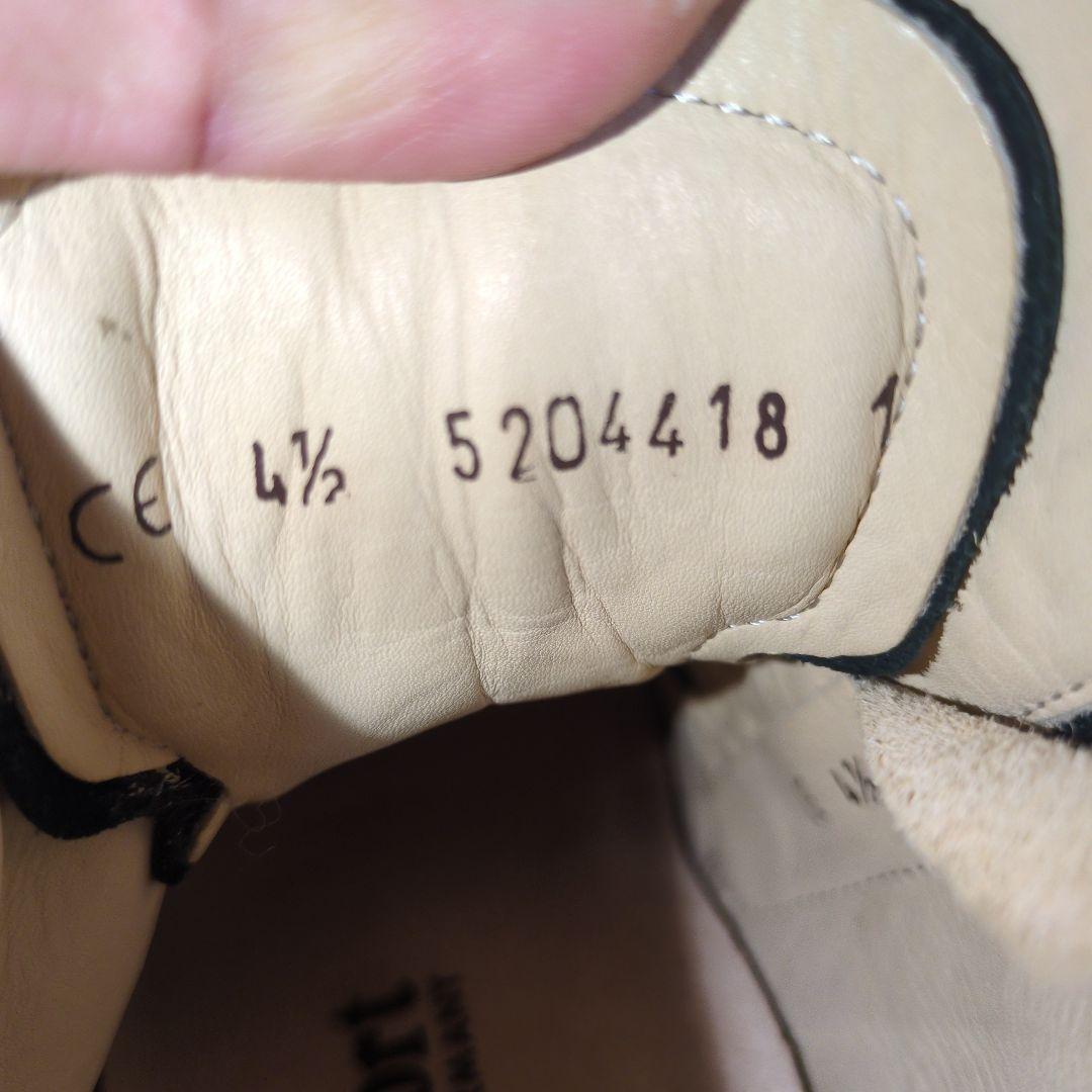 美品 フィンコンフォート ドイツ サイドジップ アンクルブーツ 23.5