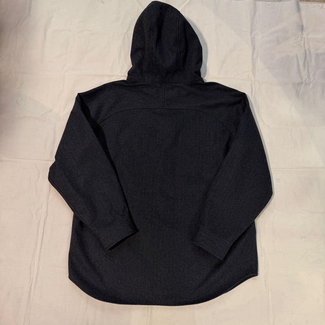 MODMNT モドメント TWEED KNIT HOODED SHIRT L