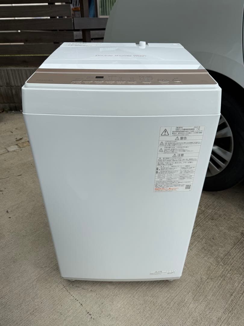 【極美品】2025年製 TOSHIBA 全自動洗濯機 5kg AW-5GA4