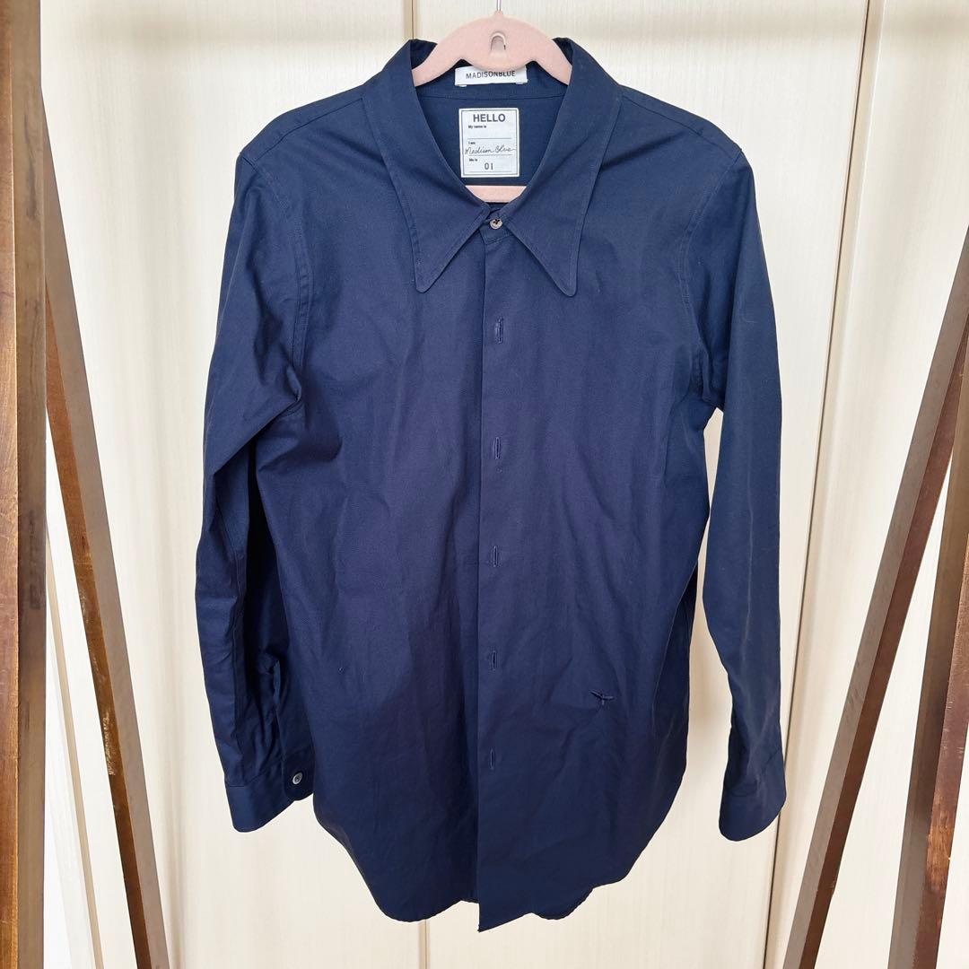 マディソンブルー / ネイビーシャツ　長袖