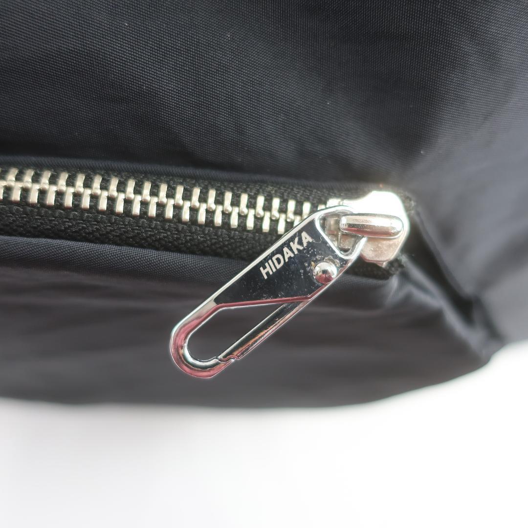 美品 HIDAKA ナイロン ピンポン メッセンジャー ショルダー バッグ 鞄