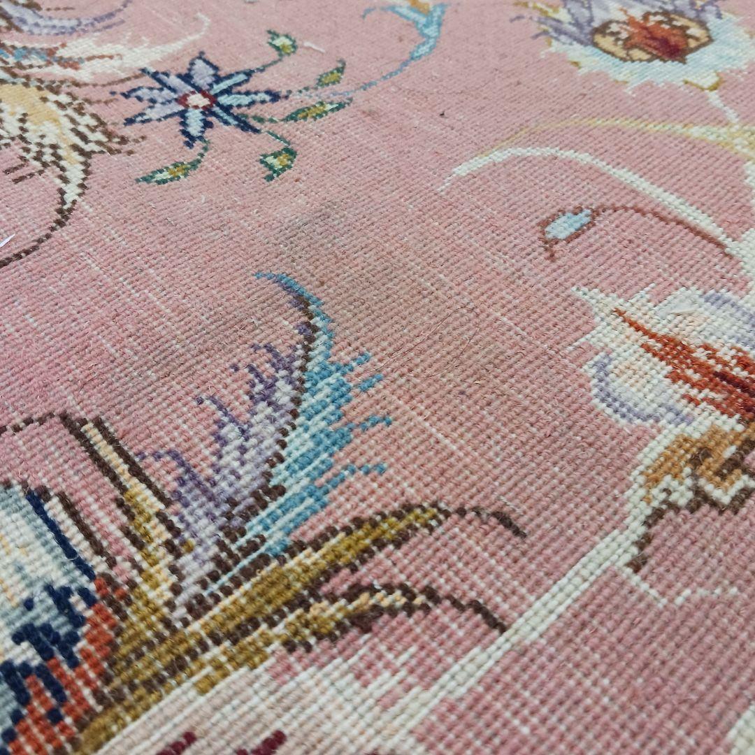 専用Y3054 ペルシャ絨毯 タブリーズ産 ザレザデ工房 ウール 手織り 3m