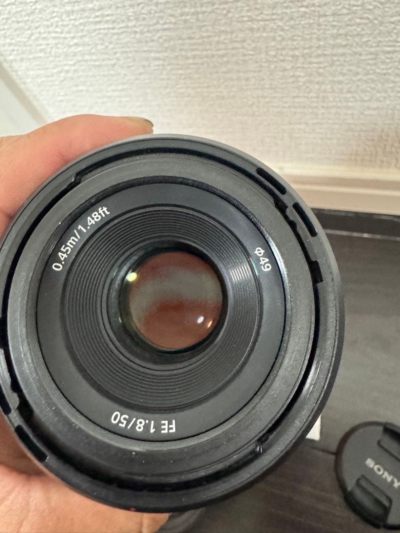 PLフィルター付き! SONY FE50mmf1.8