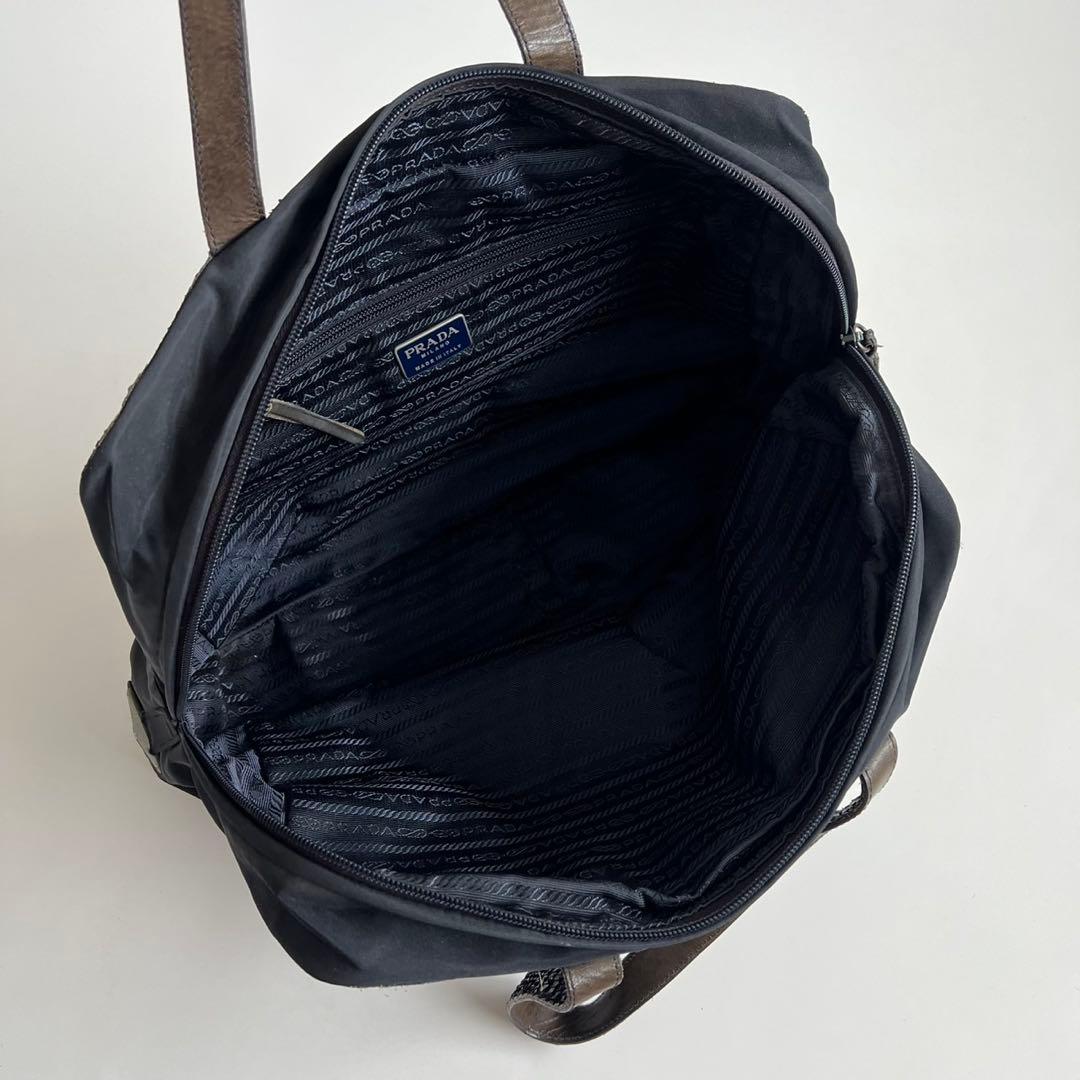 バッグ PRADA PYTHON MINI BOSTON TOTE HAND BAG