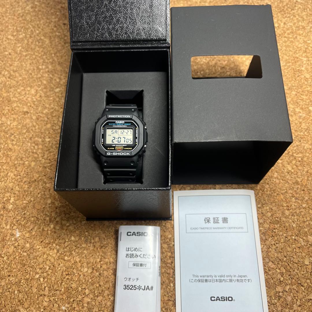 未使用品】カシオGーSHOCK/DWー5600UEー1JF保証期間残有