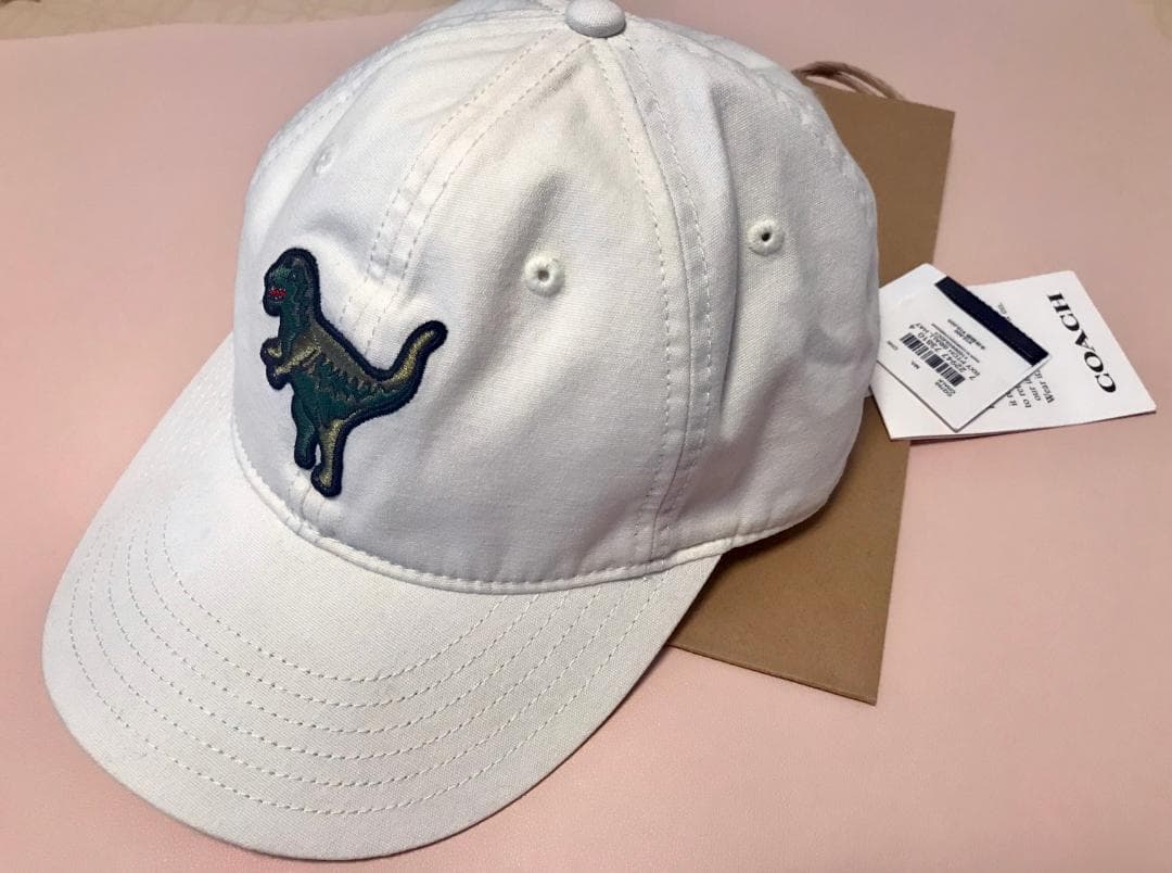 きりん 新品coach レキシー パッチ ベースボールハット サイズM/L