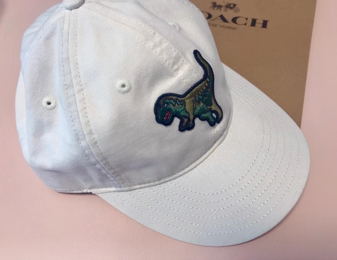 きりん 新品coach レキシー パッチ ベースボールハット サイズM/L
