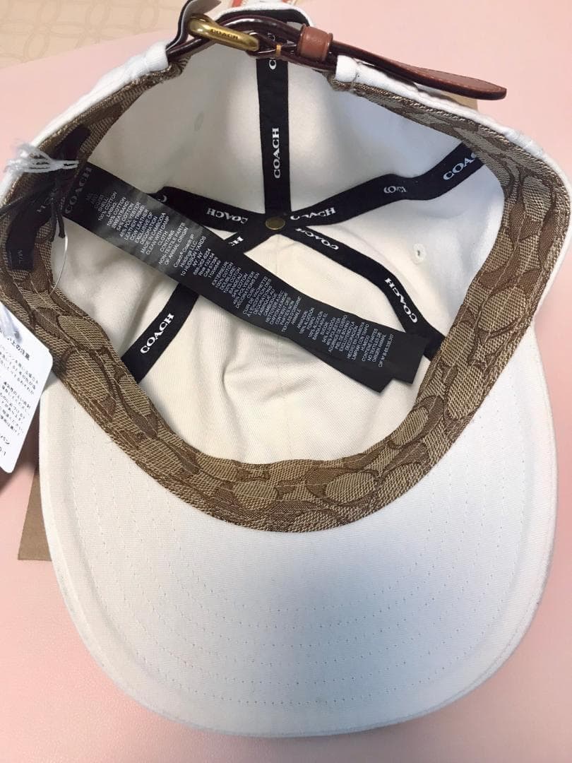 きりん 新品coach レキシー パッチ ベースボールハット サイズM/L