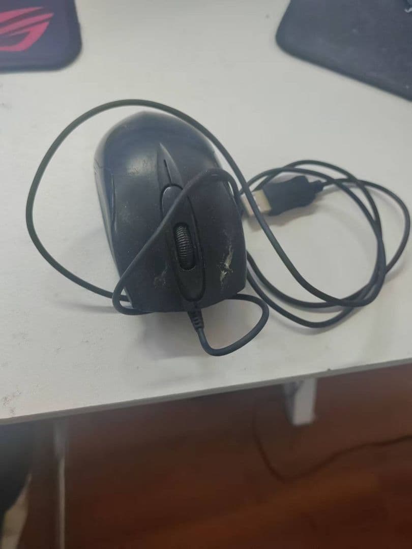 有線エルゴノミックマウス 黒