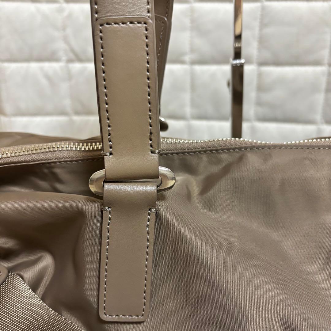 美品☆アニエスベー　大容量　ボストンバッグ　2way 茶色　ブラウン