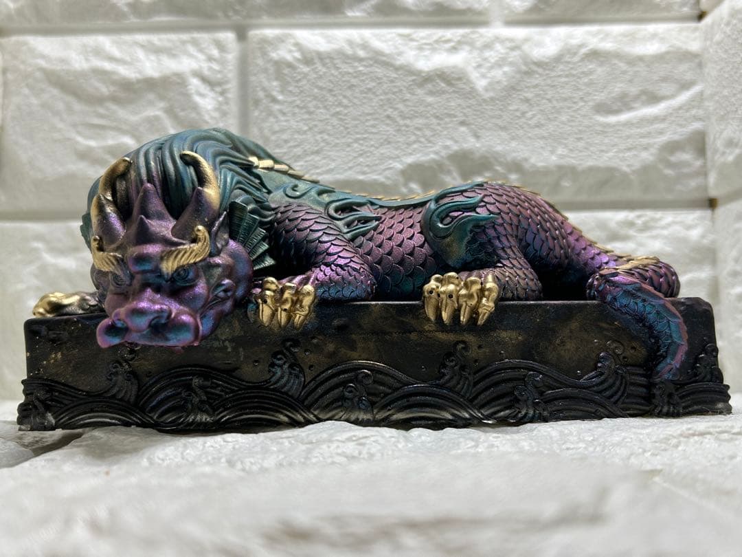 【水わらび】⭐️最強財運〜龍神様⭐️イケメン紫龍　ずっしり801g