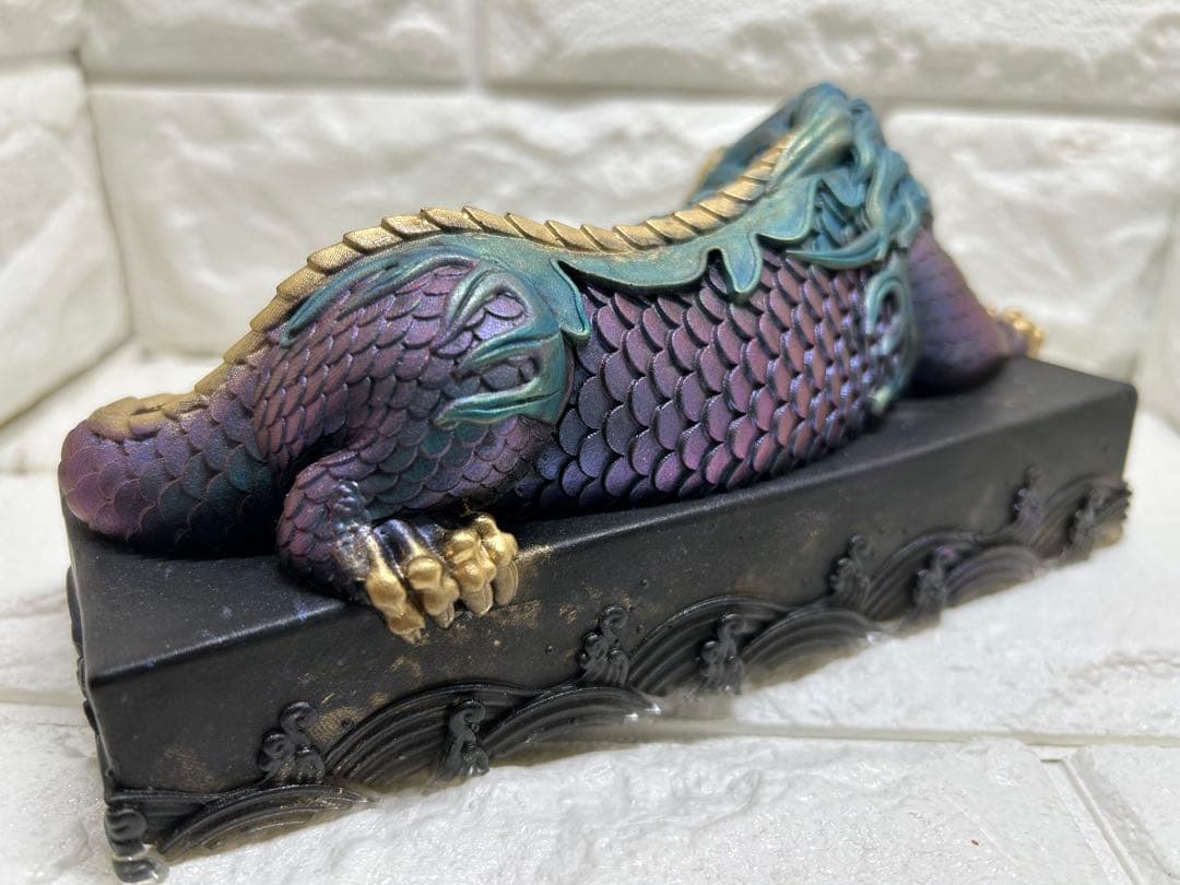 【水わらび】⭐️最強財運〜龍神様⭐️イケメン紫龍　ずっしり801g