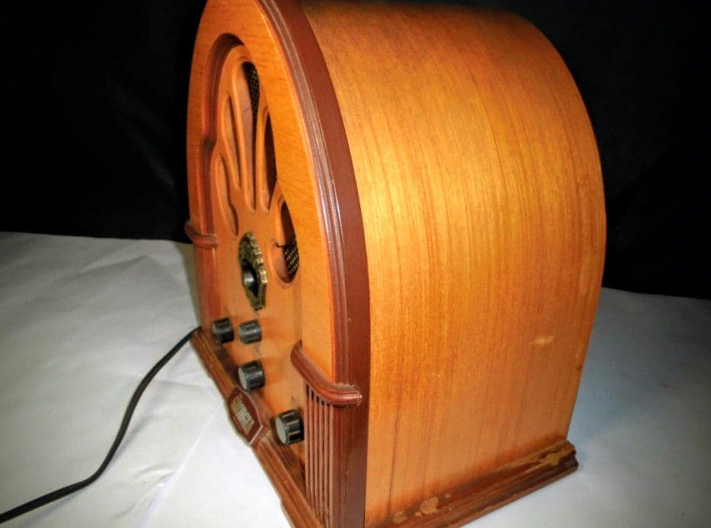 値引交渉OK‼️動作確認済ジョージア アンティーク調ラジオ非売品 ノベルティ