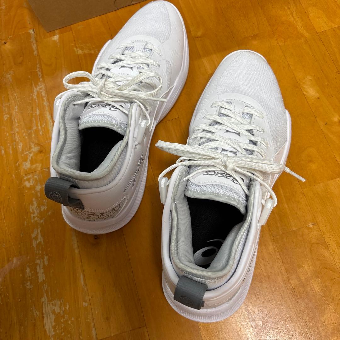 シューズ(男性用) NOVA SURGE LOW2 asics 26.5 US8.5 white