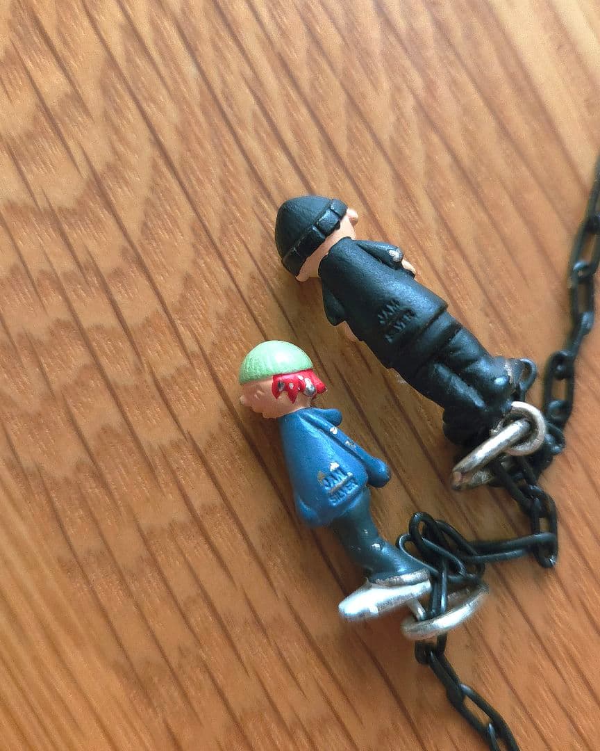 【JAM  MADE】 ジャム君イヴちゃん シルバーネックレス