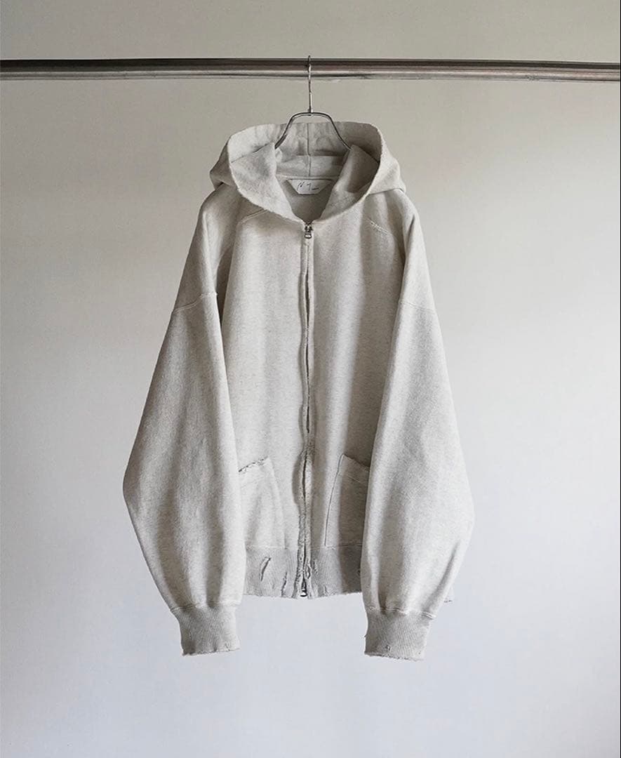 ANCELLM CRASH ZIP HOODIE サイズ2