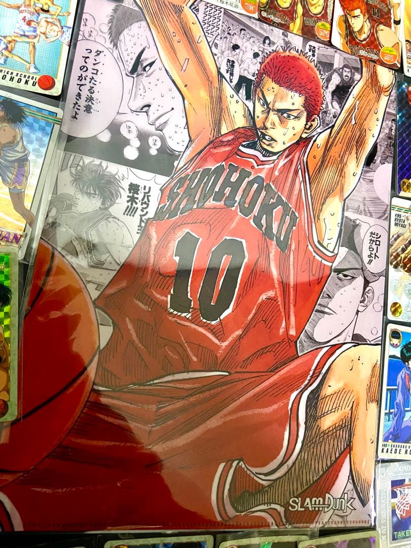 希少☆スラムダンク 50周年ジャンプ展 クリアファイル＋カードダス大量まとめ！