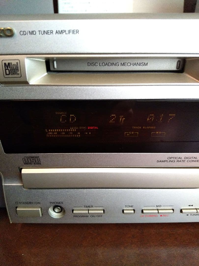 【正常動作品】ONKYO CD/MD Tuner Amplifier FR-V7