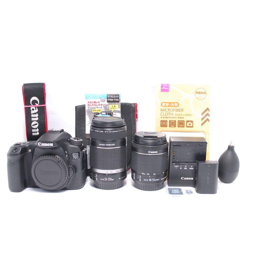 ❤即購入1000円OFF❤Canon 70D 手振れ補正 望遠 ダブルズーム