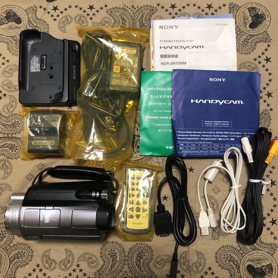 完品 SONY HDR-SR7 ナイトショット機能搭載 ビデオカメラ 美品