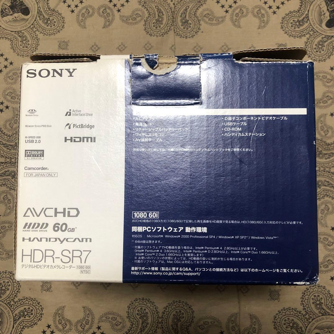 完品 SONY HDR-SR7 ナイトショット機能搭載 ビデオカメラ 美品