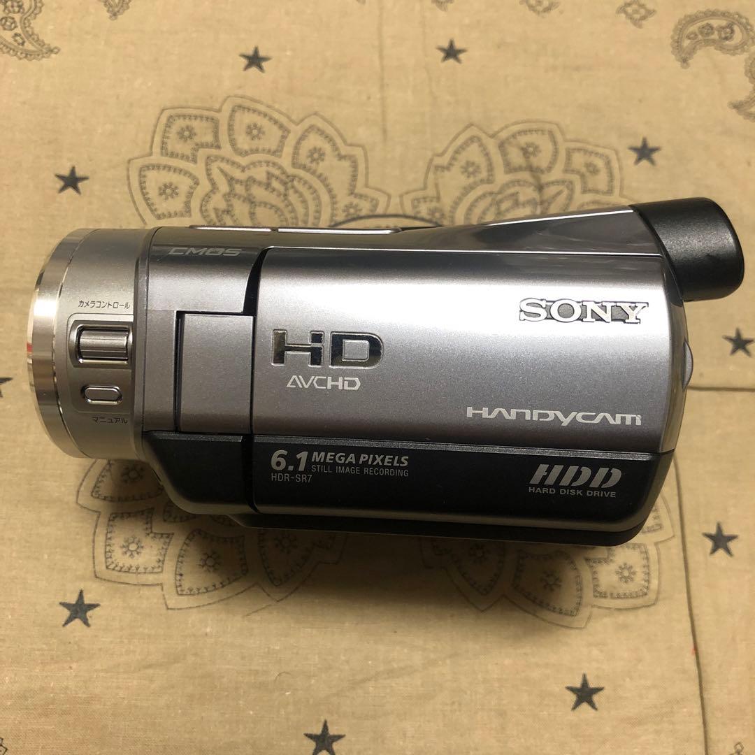 完品 SONY HDR-SR7 ナイトショット機能搭載 ビデオカメラ 美品