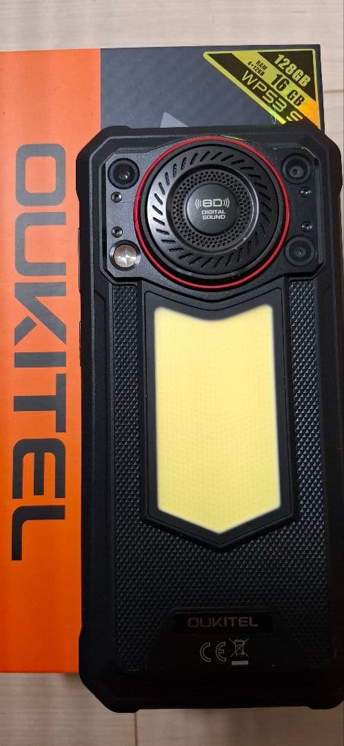 OUKITEL スマートフォン 128GB IP68　タフネススマホ