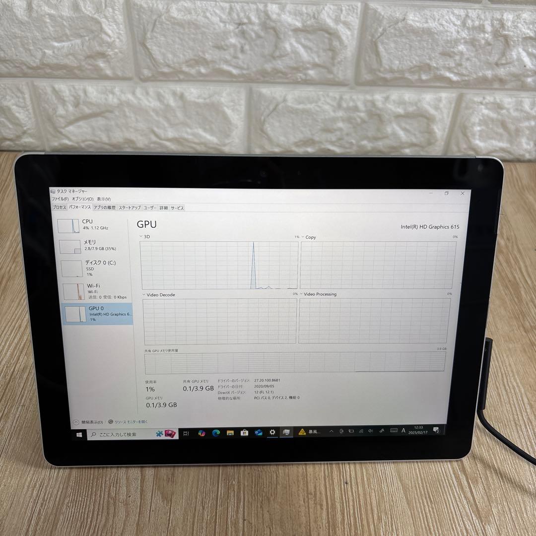 Surface Go 1824 pentium 4415Yメモリ8GB#5257