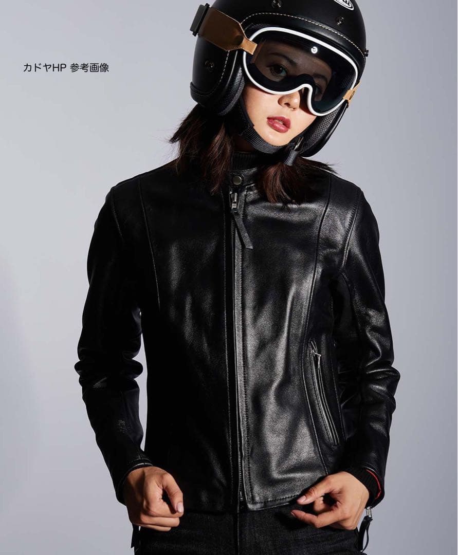 美品 KADOYA 現行モデル Mサイズ シングルレザージャケット