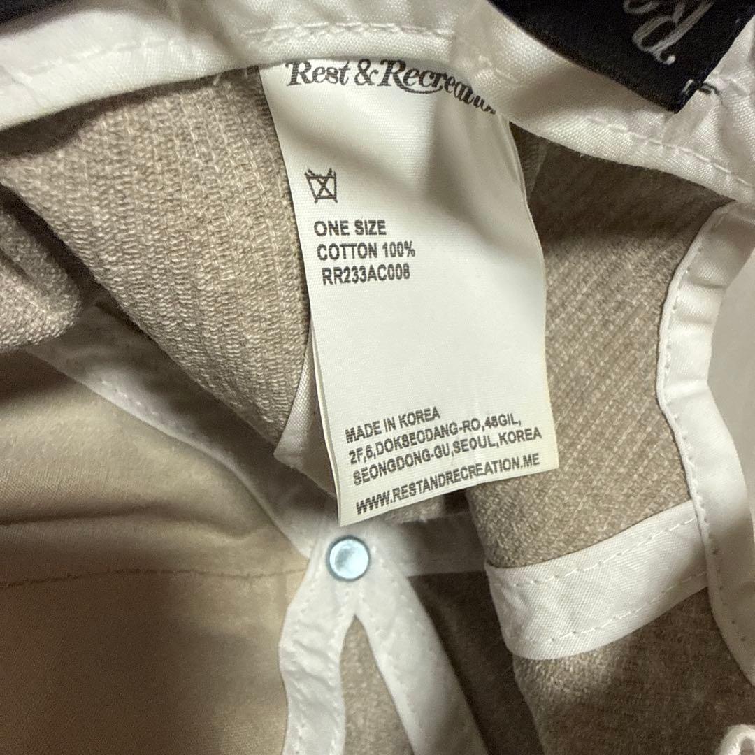 Rest&Recreation レストアンドレクリエーション キャップ