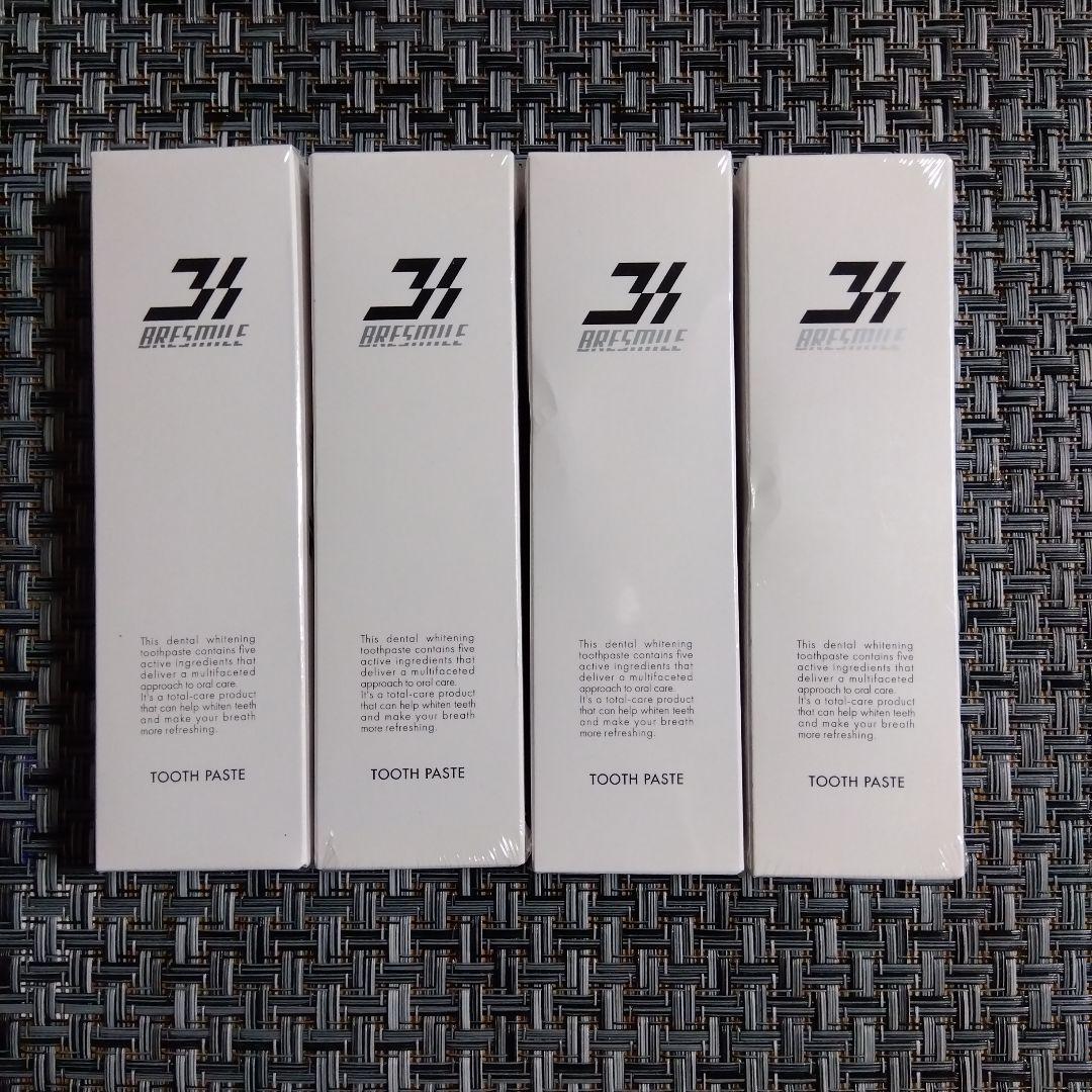 未開封品　ブレスマイルクリア　４本セット　歯磨き粉