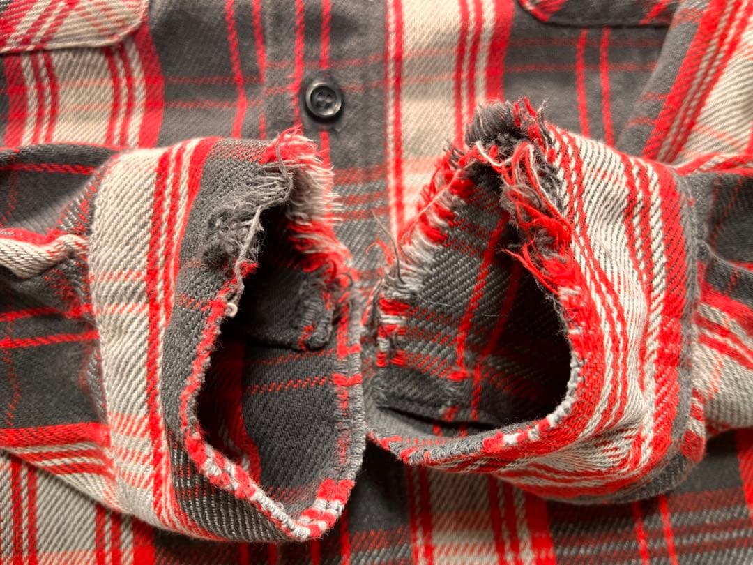 【好配色】USA製！FIVE BROTHER XL ネルシャツ ヴィンテージ