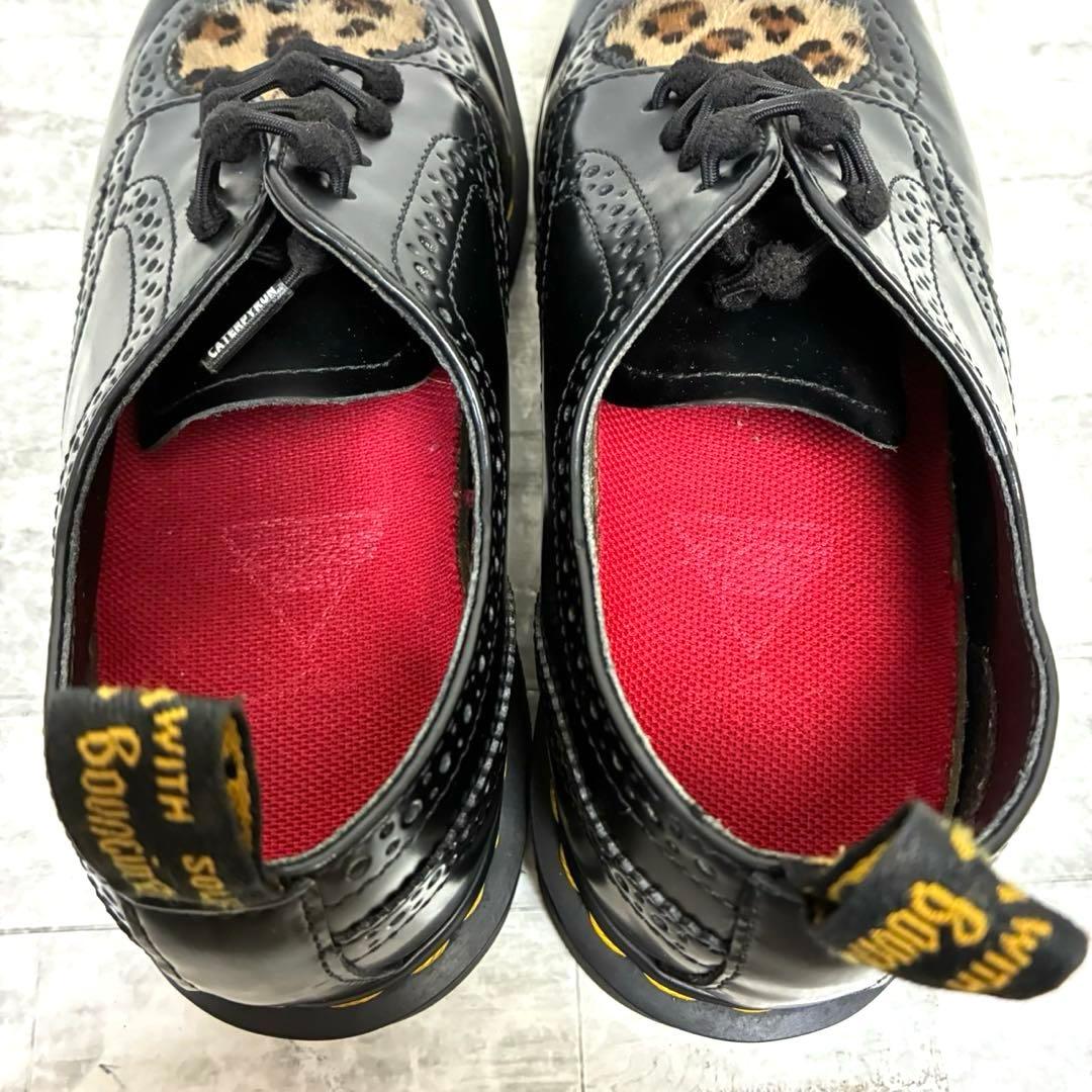 Dr. Martens ジョイス ハート レオパード ハラコ レザー 豹柄
