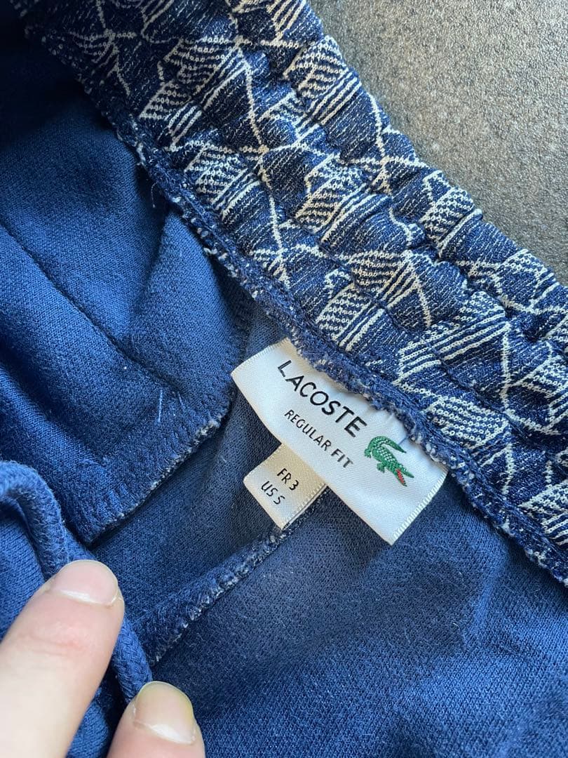 ラコステ　セットアップ　ネイビー　トラックジャケット