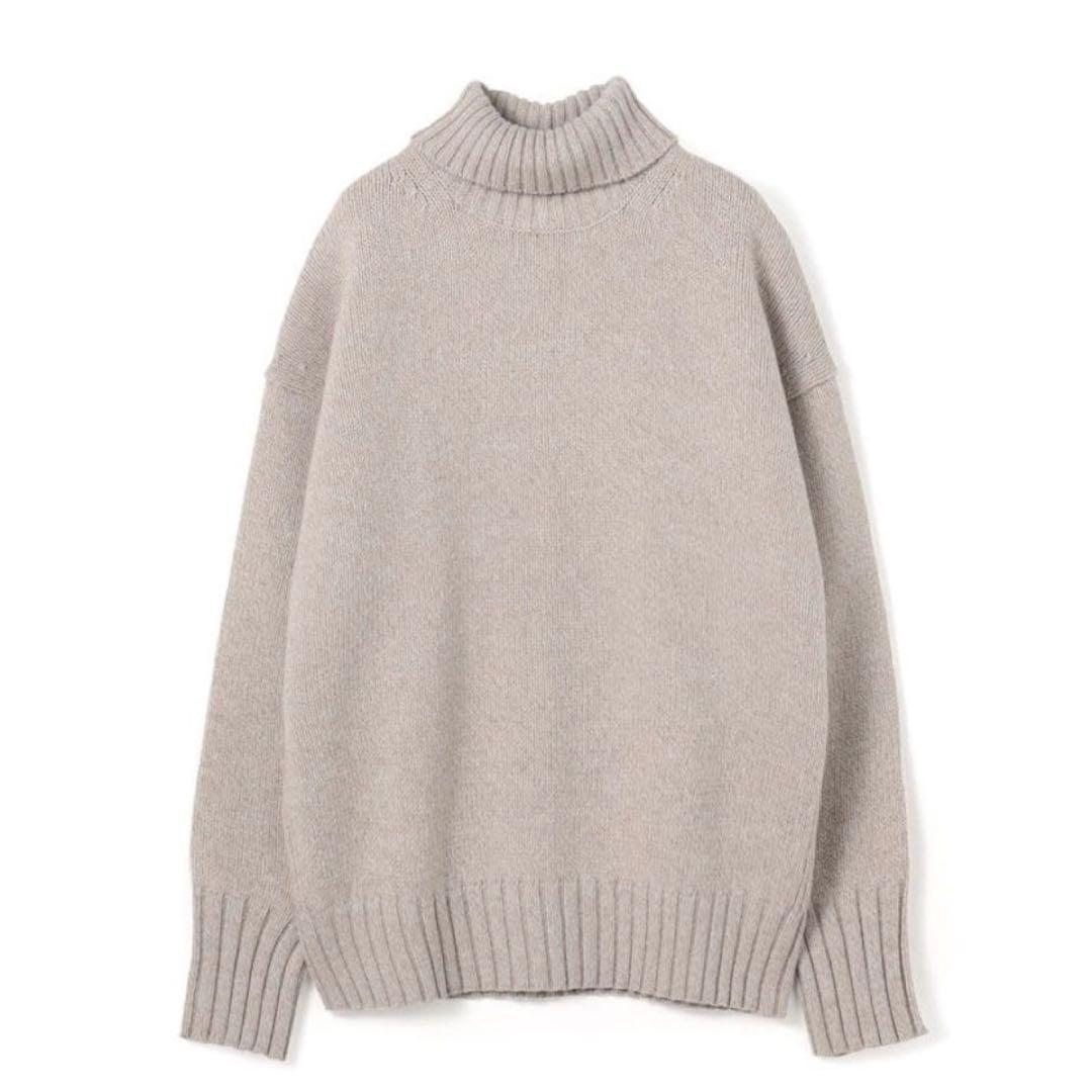 【新品タグ付】トゥモローランドマカフィー ラムカシミヤタートルネックプルオーバー