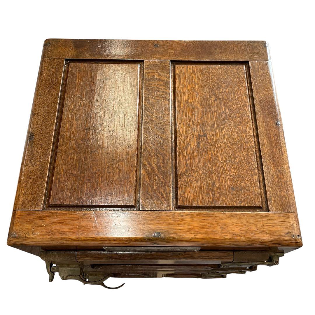 岩谷製 冷蔵器 木製冷蔵庫 アンティーク 氷冷蔵庫 古道具什器 昭和レトロ 希少