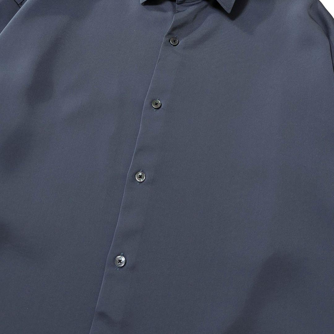 超高級★極美品◎COLD　DRY　ロングスリーブシャツ　ブルーグレー　TOKYO