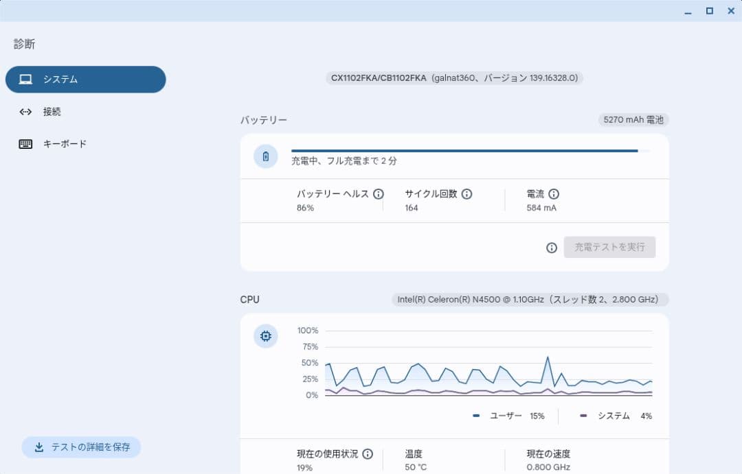 Chromebook本体 ASUS Chromebook Flip CX1102FK