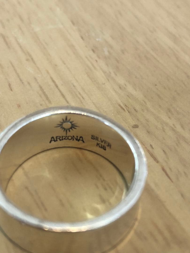 アリゾナフリーダム 太陽神 シルバー リング K18 SV925 指輪 24号