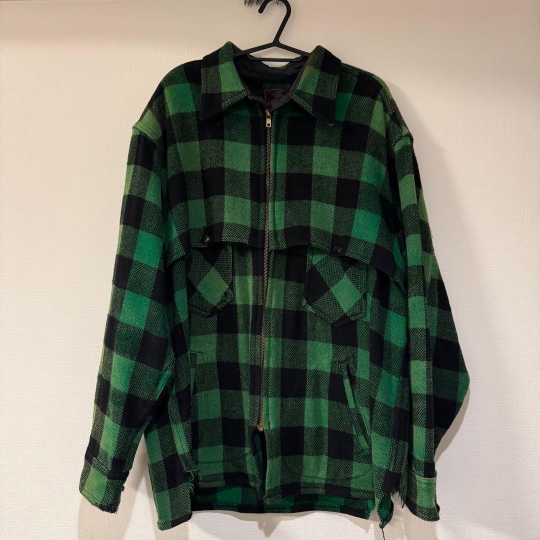 Johnson バッファローチェック ウールジャケット キムタク L相当