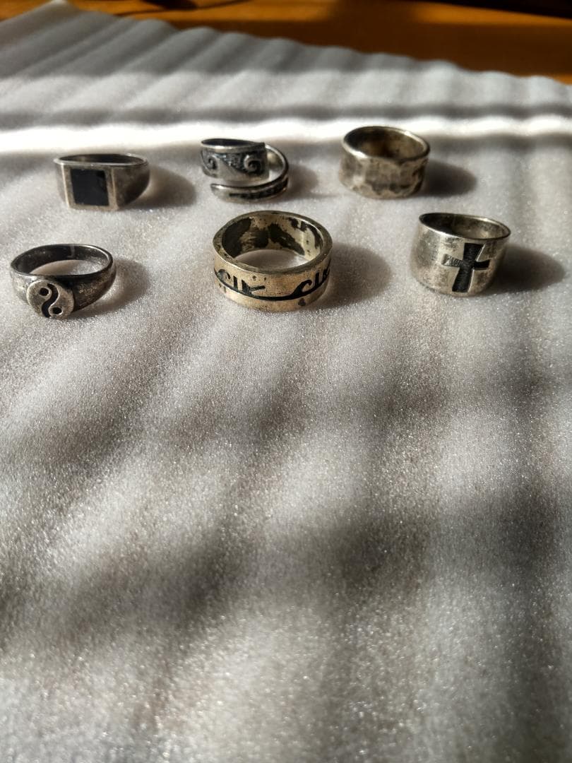シルバー925　リング6セット