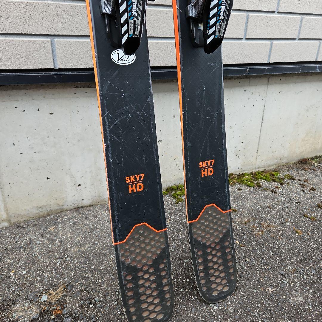 スキー 板・ビンディング（男性174cm／73kgが使用）