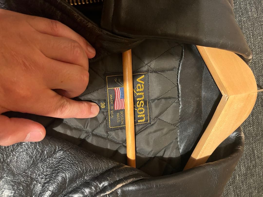 Vanson ダブルライダースジャケット