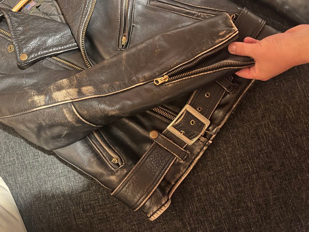 Vanson ダブルライダースジャケット