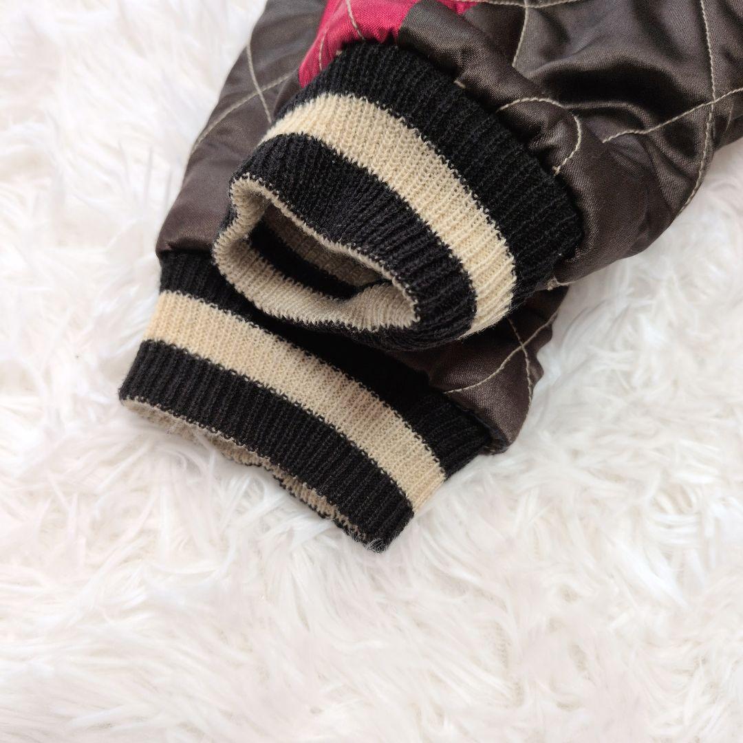 【美品】テーラー東洋☆虎刺繍　キルティング　別珍　光沢　肉厚　スカジャン