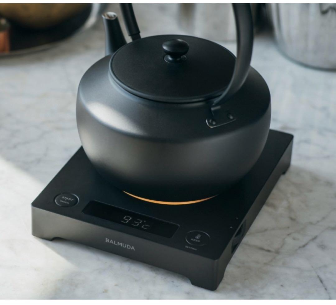 【新品未使用】BALMUDA MoonKettle ブラック 電気ケトル