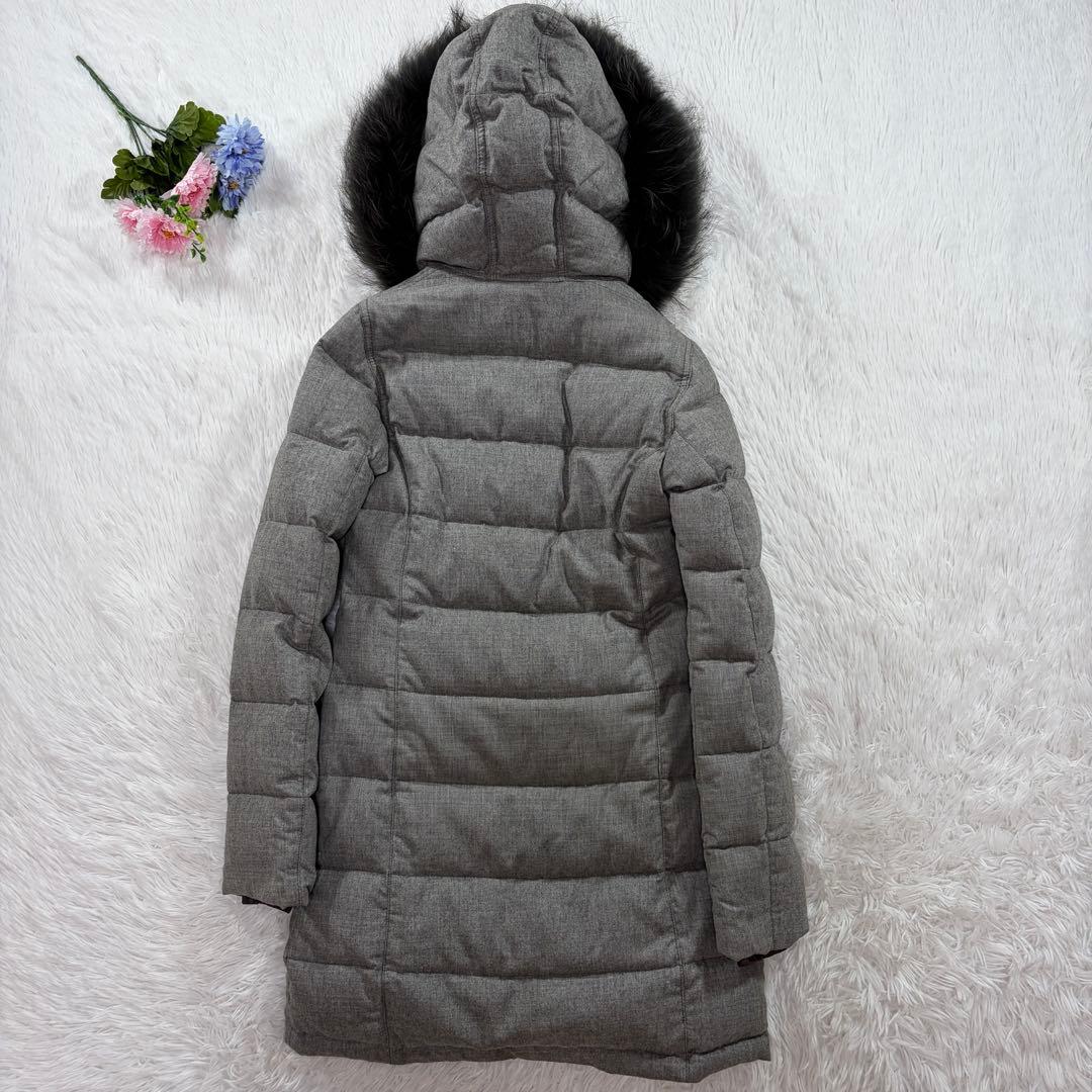 希少 デュベティカ ガニメダ ダウンコート カシミヤ混 40 ファー