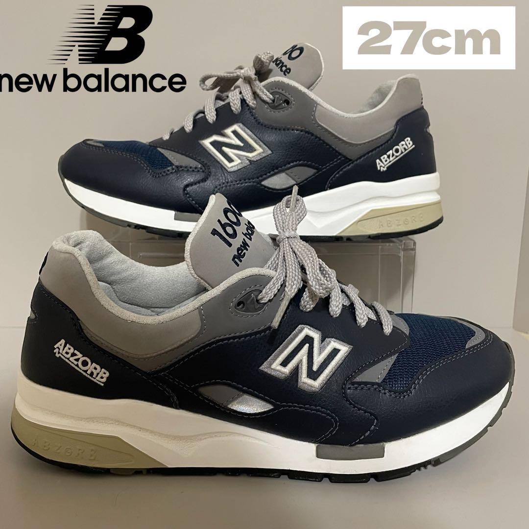 ニューバランス 1600 CM1600LV ネイビー 27cm